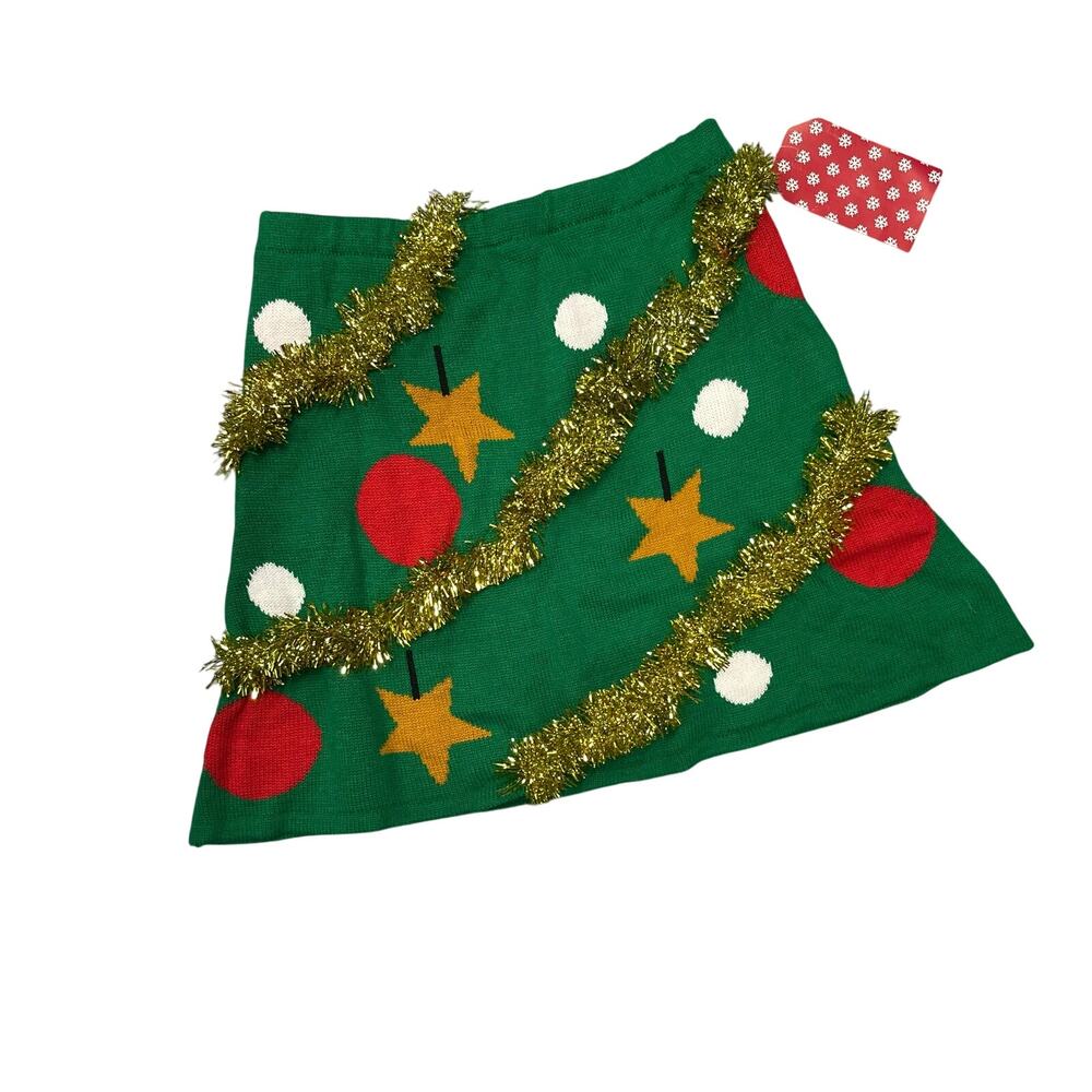 Ugly Christmas Sweater Christmas Tree Skirt Garland Ornaments NWT